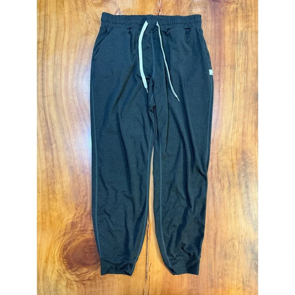 Vuori Women's Pants M Drawstring Performance Jogger Heather Athletic NN20